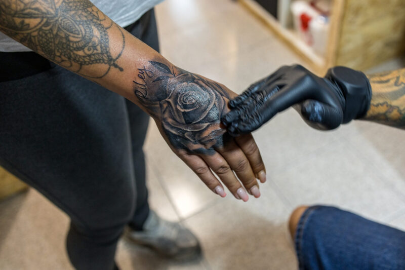 Trabalho de tatuagem Ganesha Ink